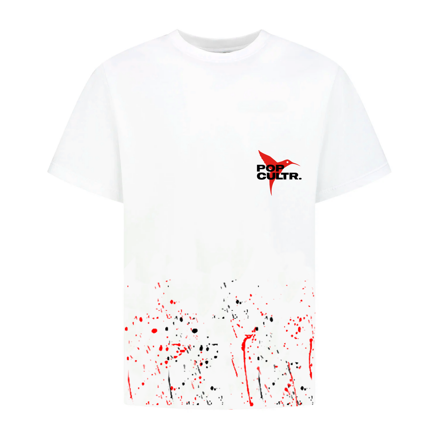 Pop Cultr. X Ushuaïa White T-Shirt ( Limited Edition )