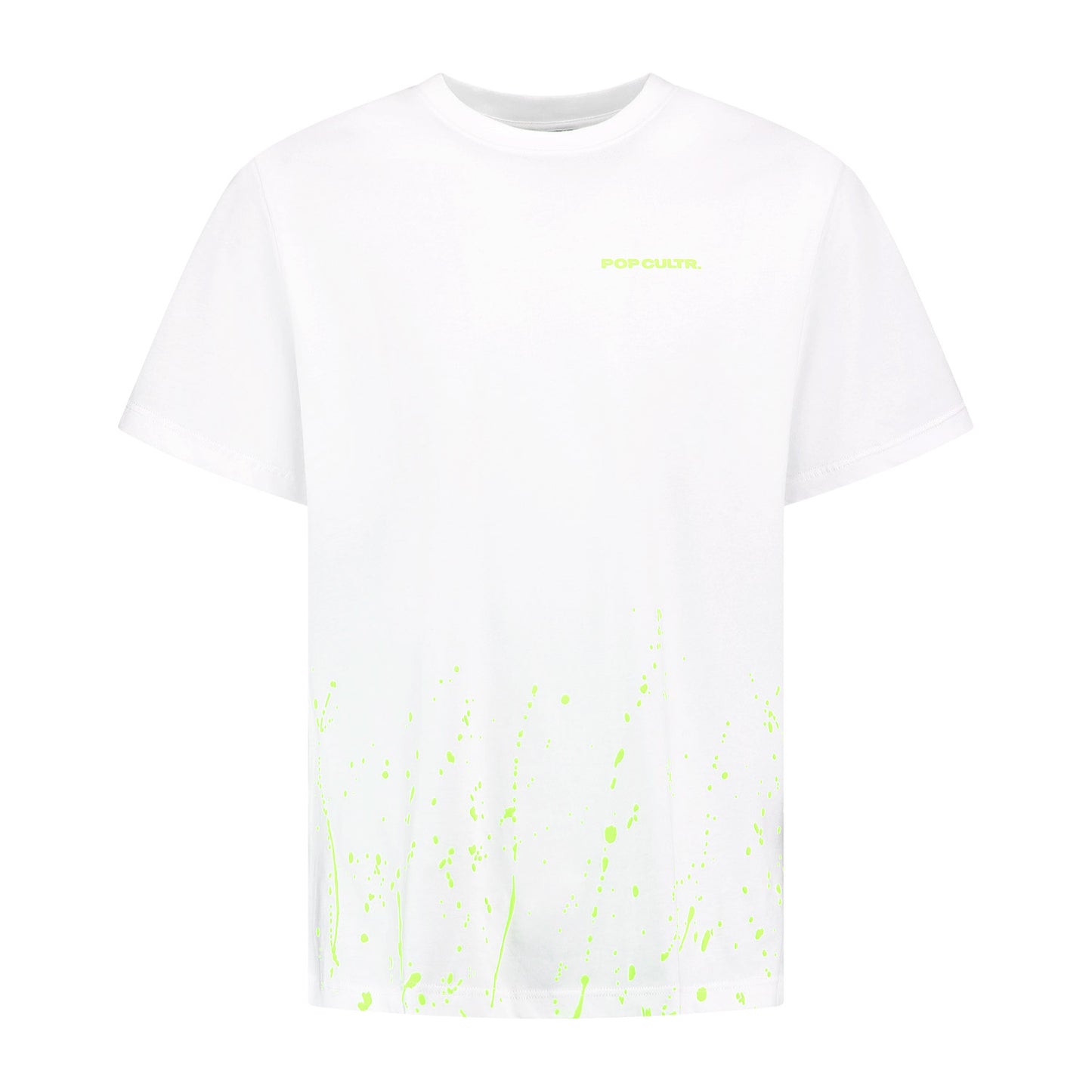 "Antwerp" White Neon Yellow T-Shirt