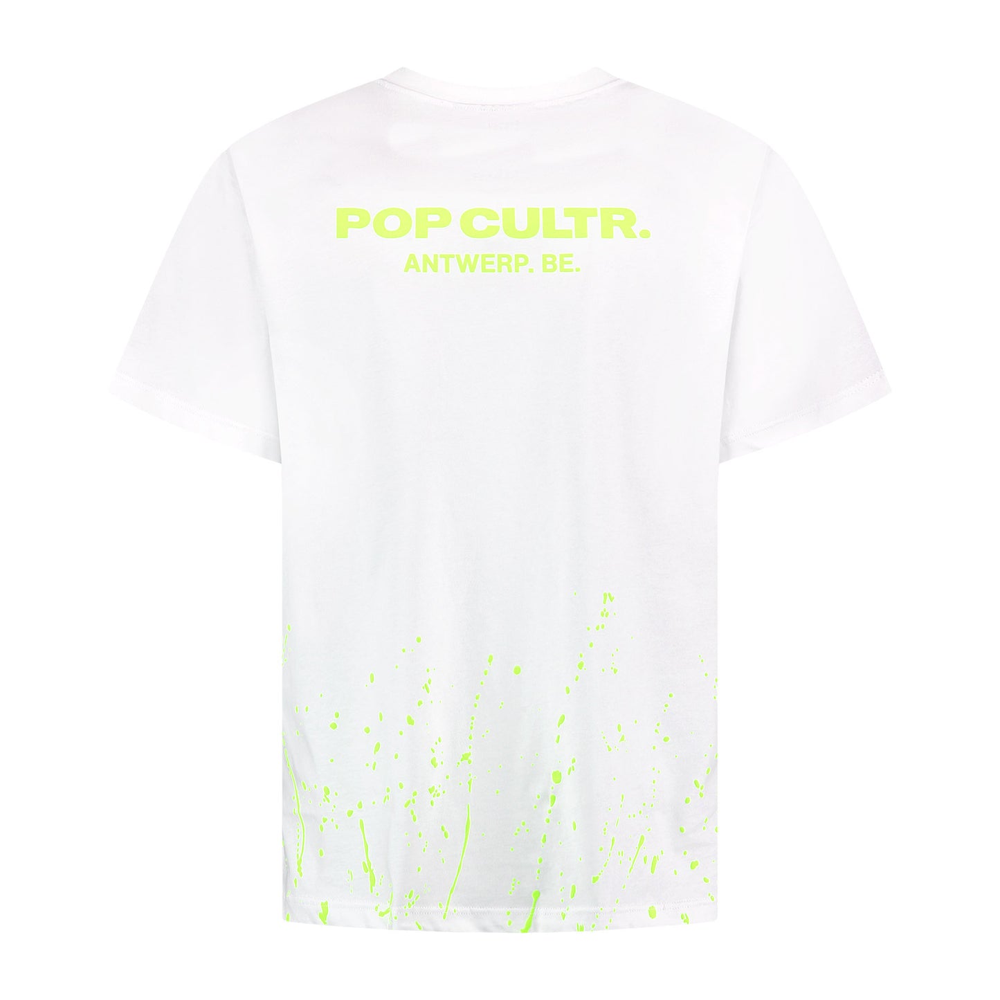 "Antwerp" White Neon Yellow T-Shirt