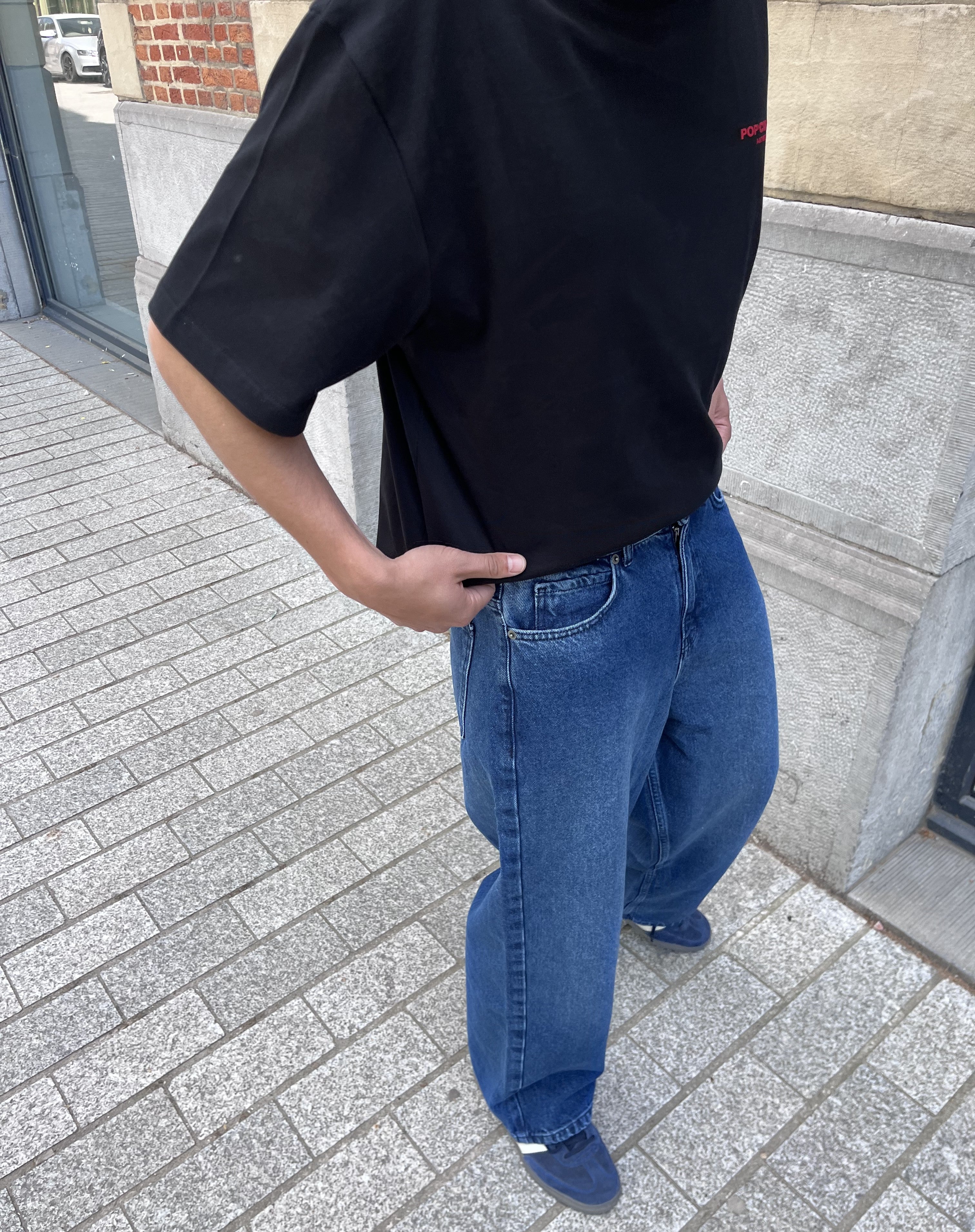 Baggy Fit Jeans - Dark Blue