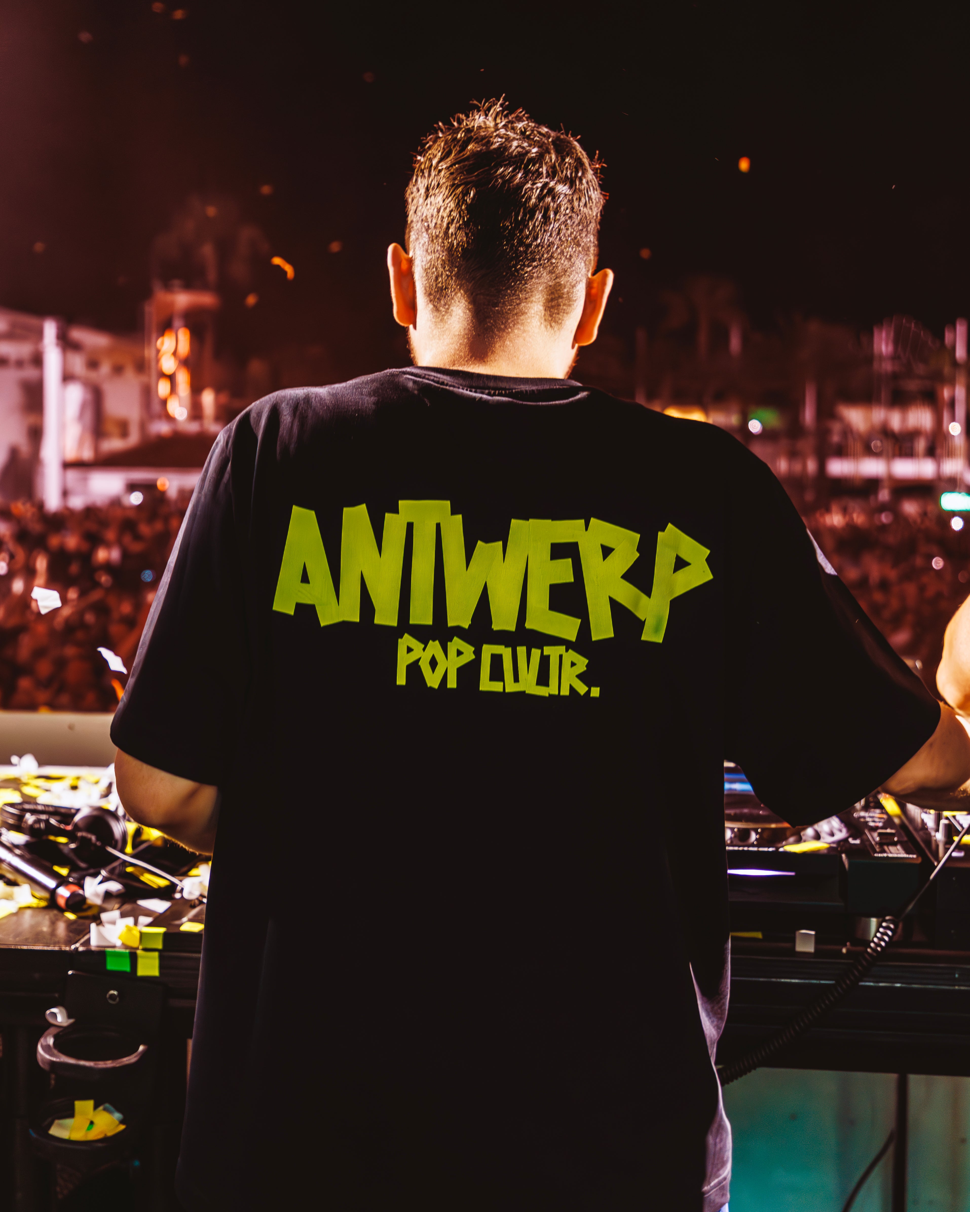 "Antwerp Tape" Tee - Black