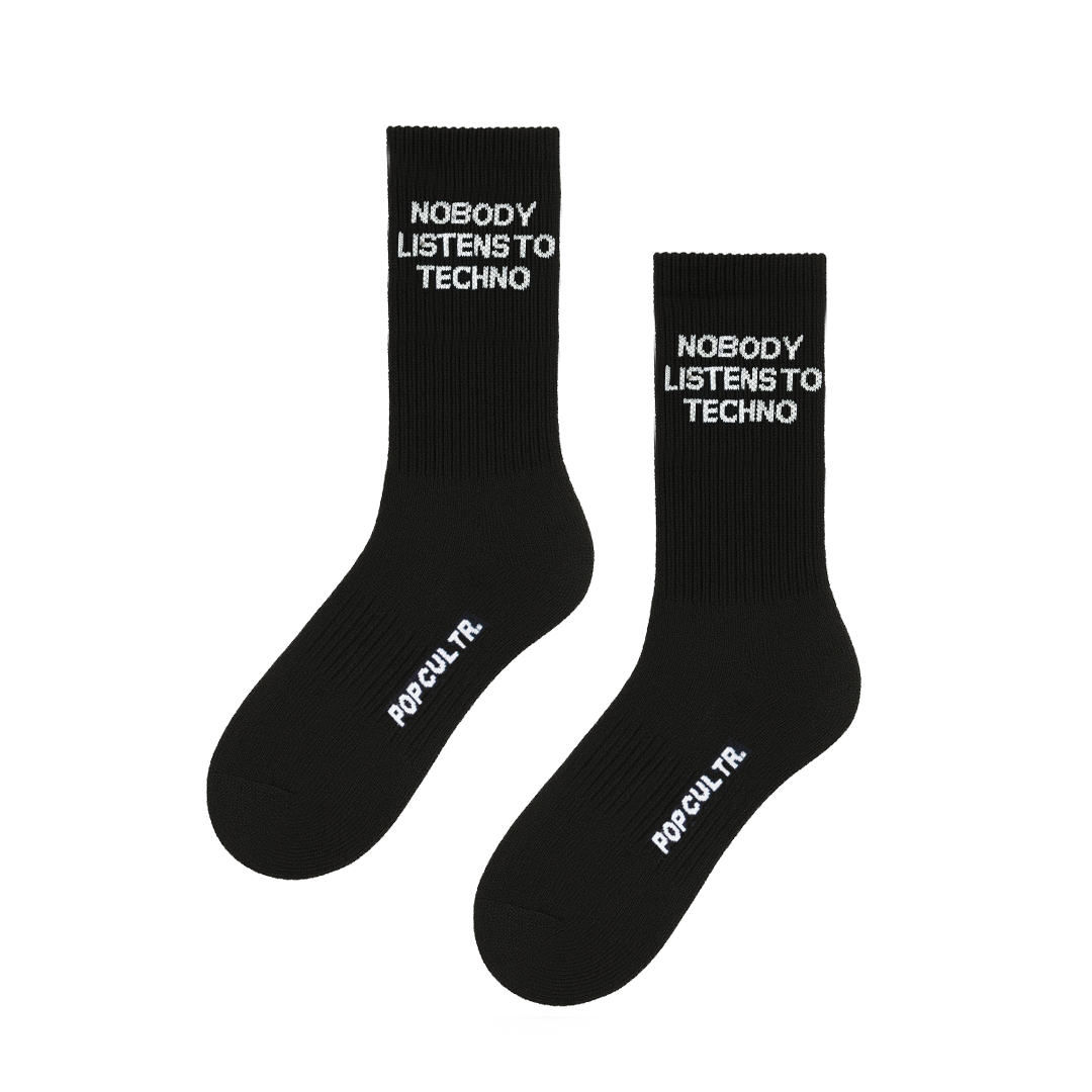‘’Nobody Listens to Techno’’ Socks