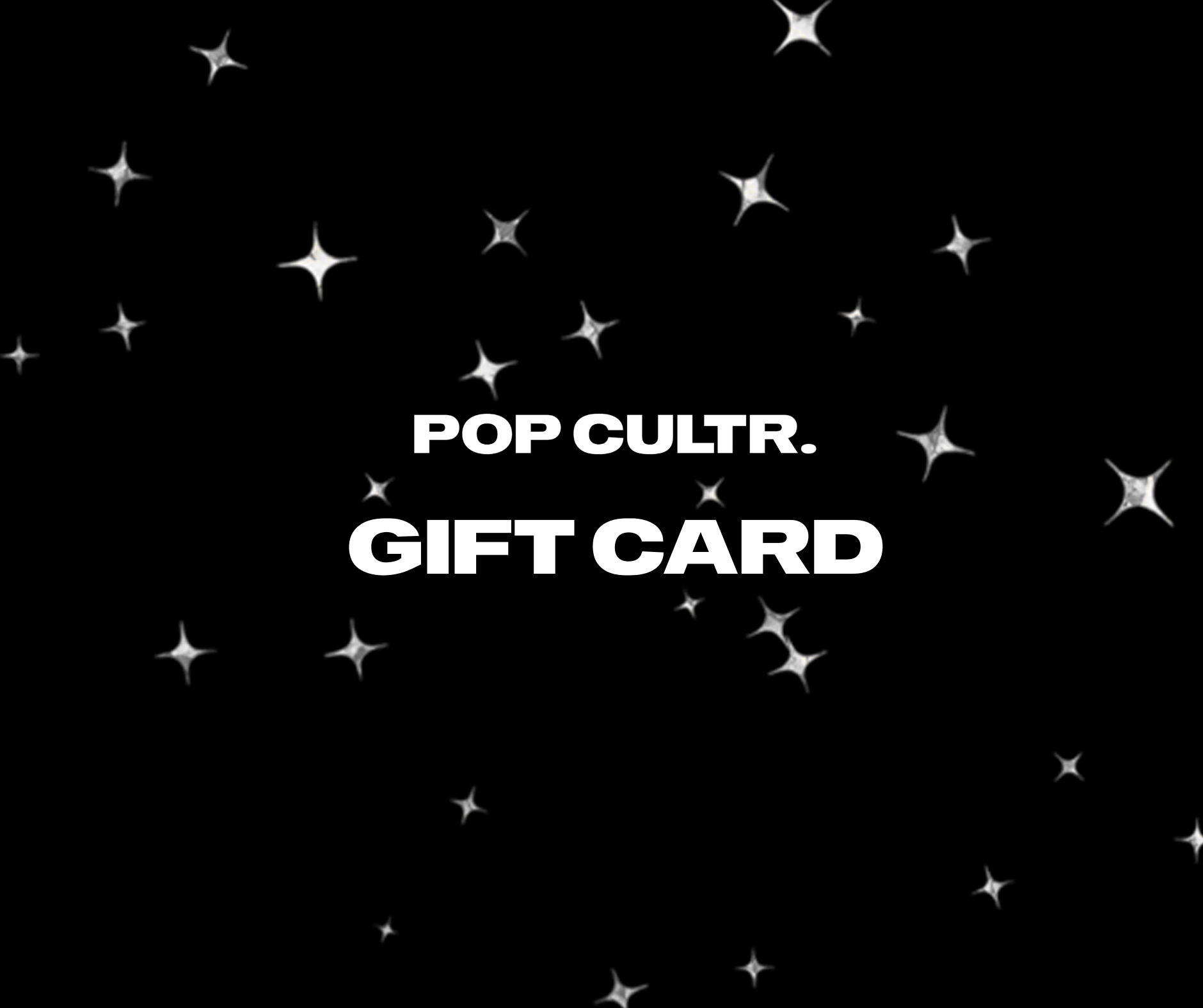 POP CULTR. gift card