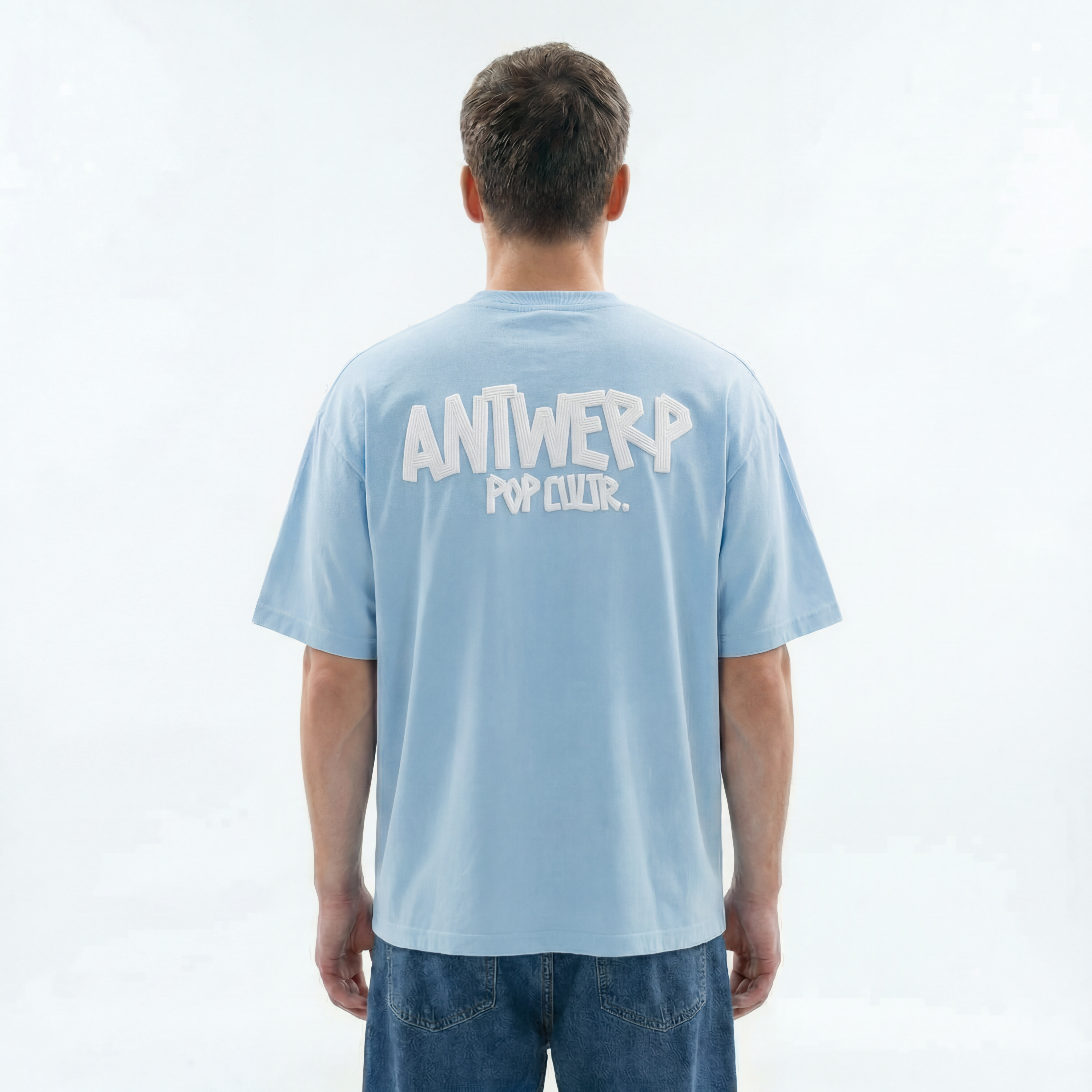 "Antwerp Tape" Tee - Blue