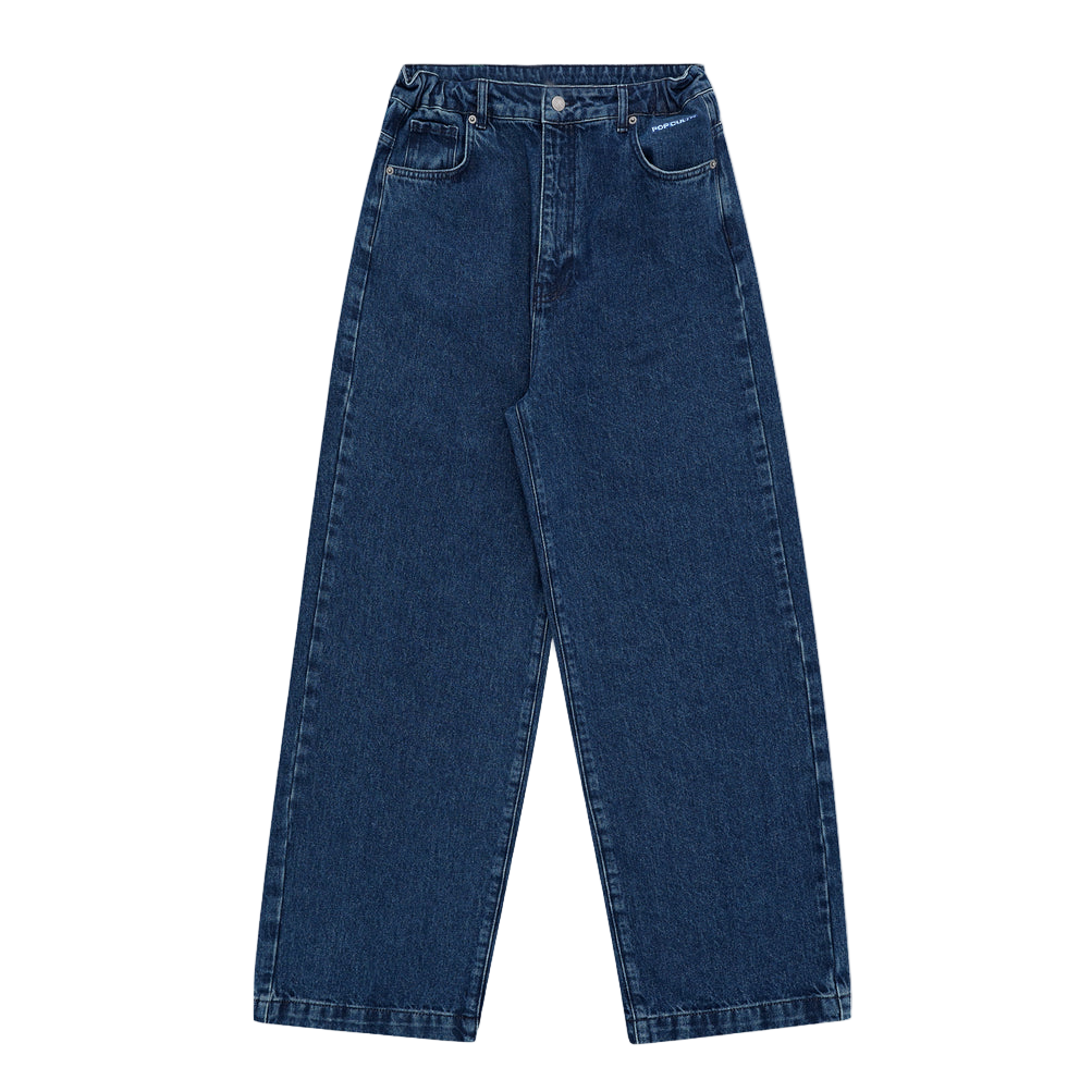 Baggy Fit Jeans - Dark Blue