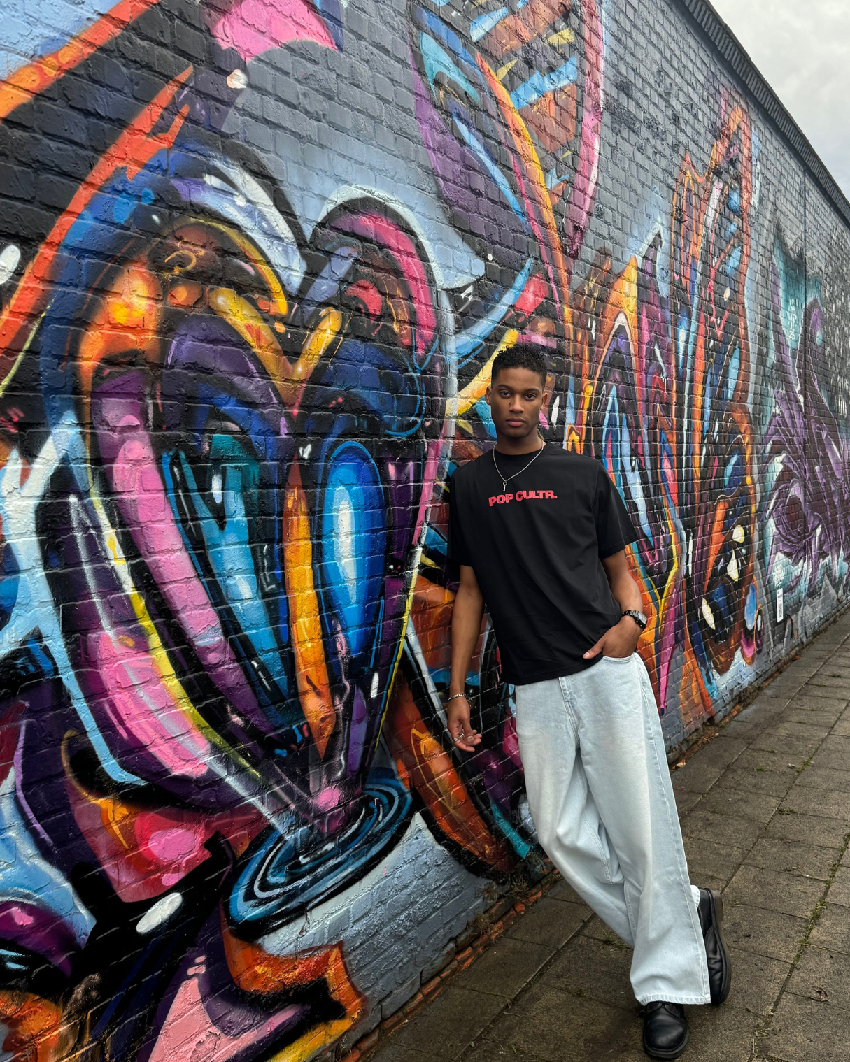 Baggy Fit Jeans - Bleached