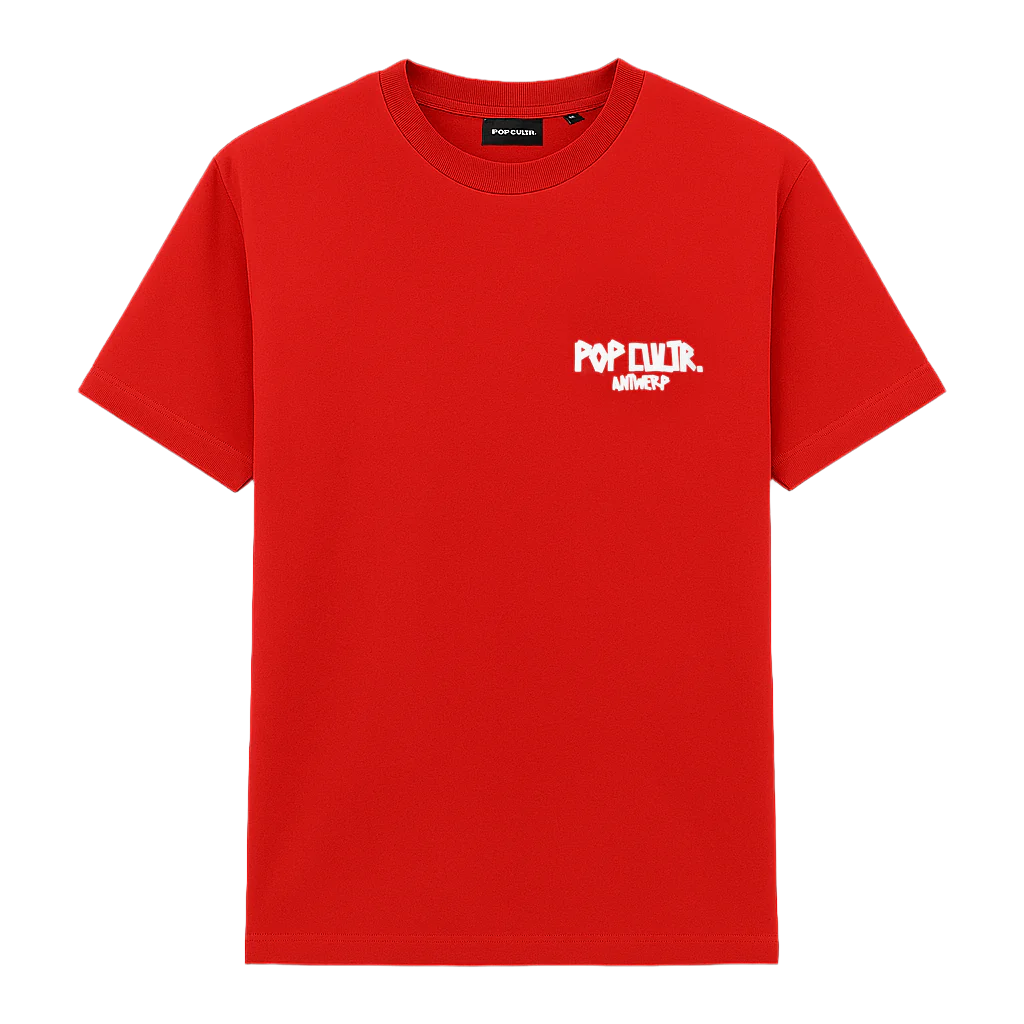 "Antwerp Tape" Tee - Red