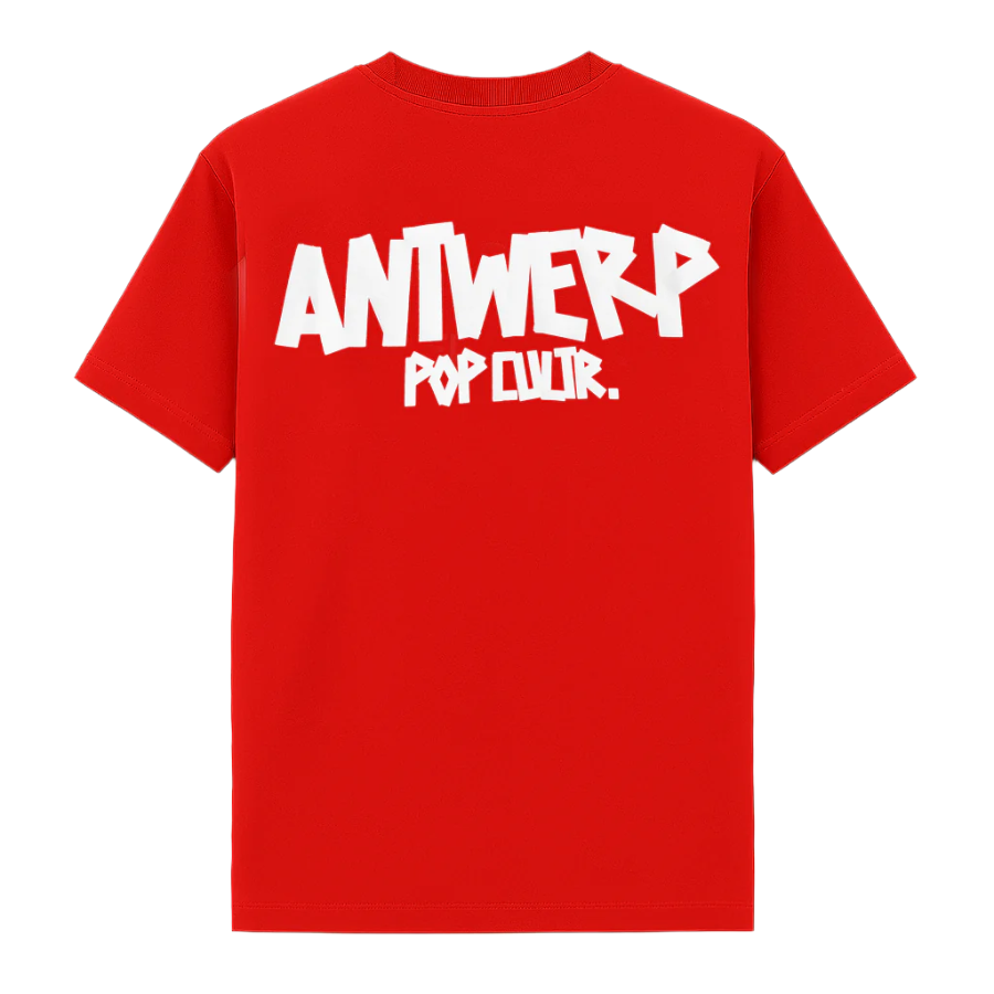 "Antwerp Tape" Tee - Red