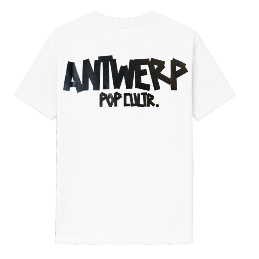 "Antwerp Tape" Tee - White