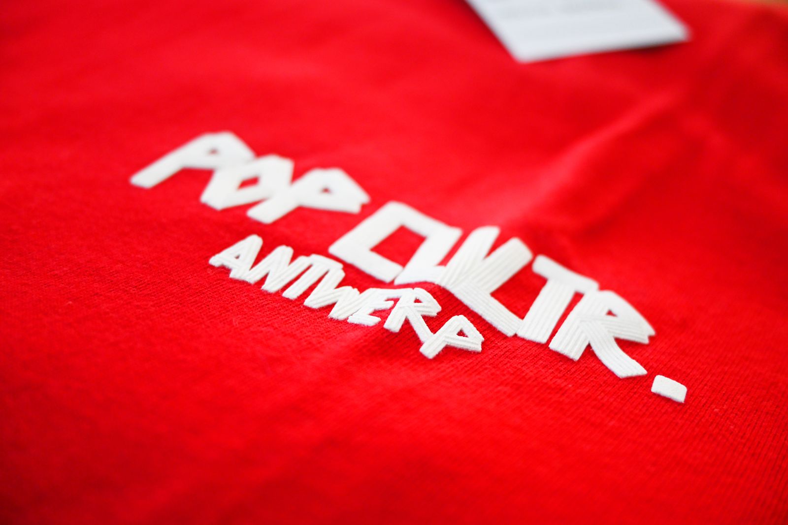 "Antwerp Tape" Tee - Red
