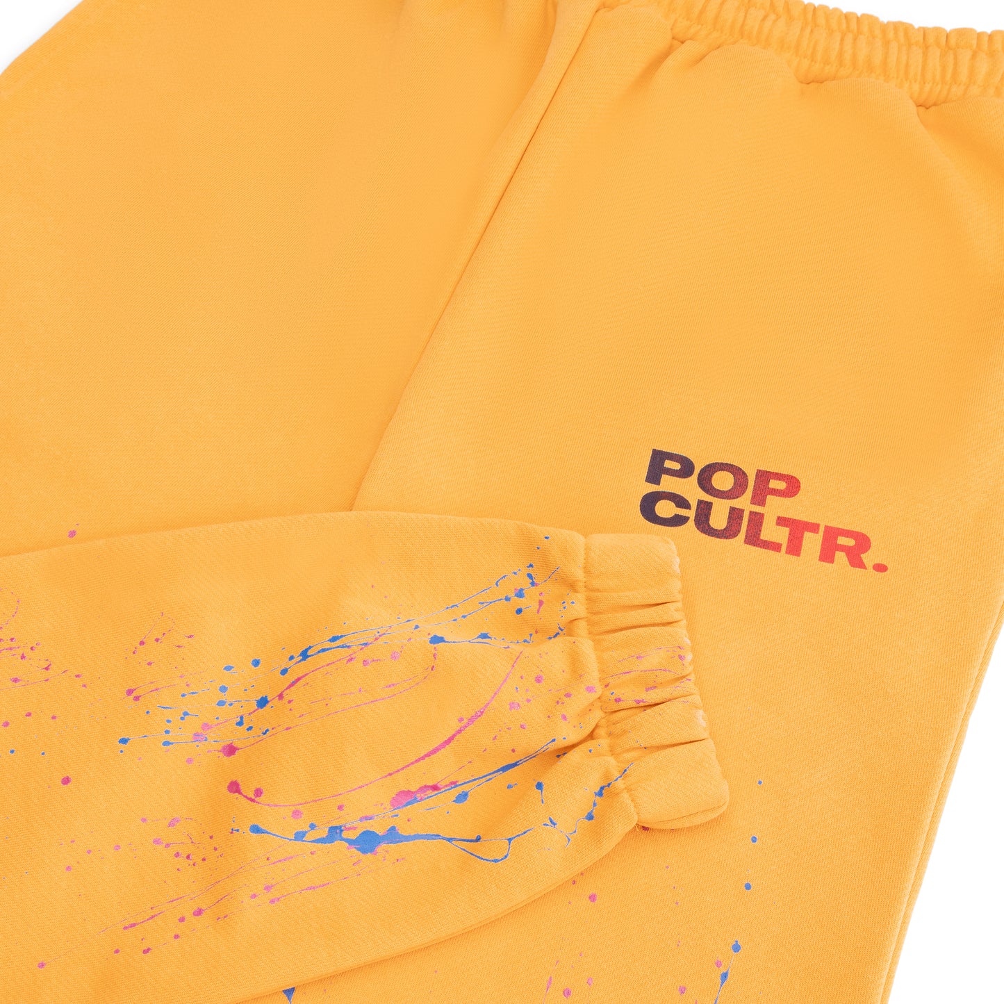 "Splatter" Yellow Trackpants