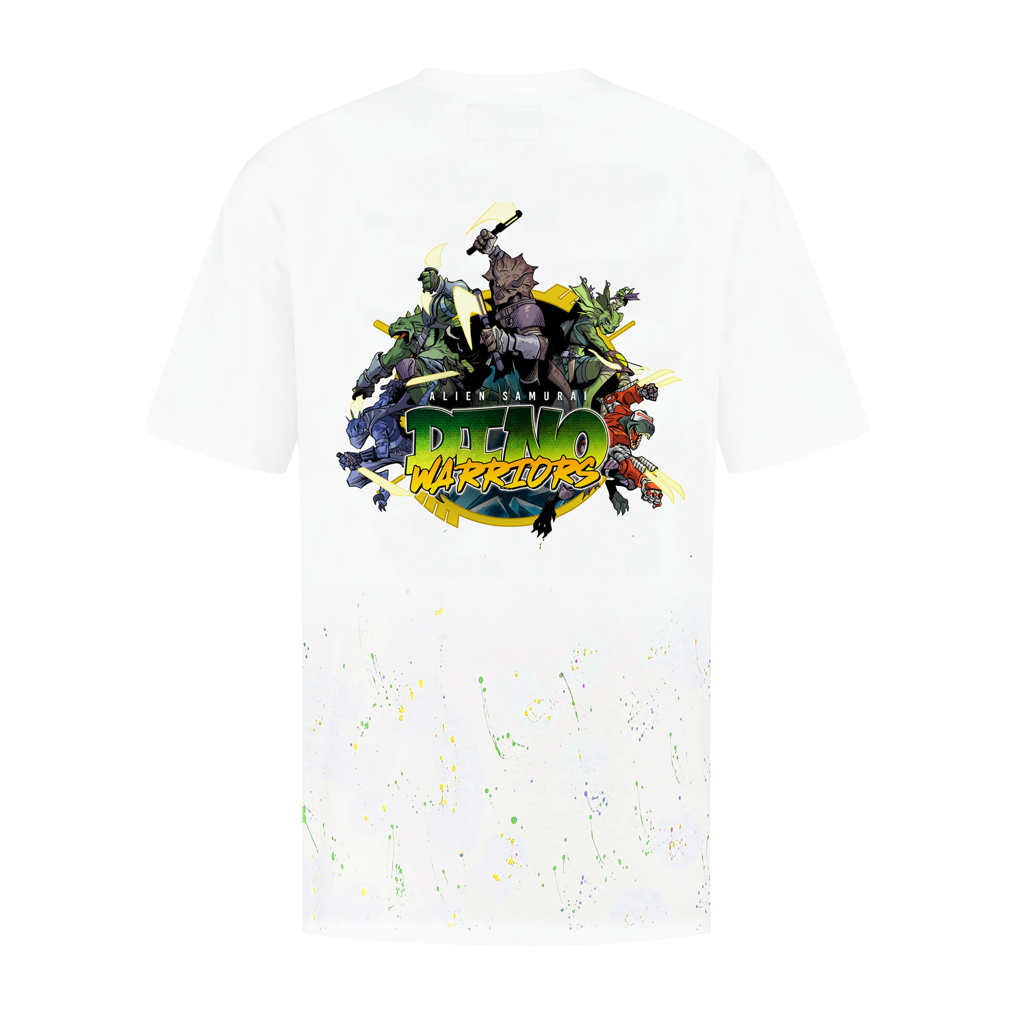 "Dino Warriors" White T-Shirt