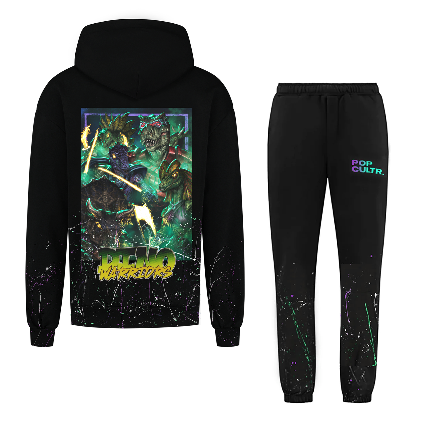 "Dino Warriors" RWIII Black Tracksuit