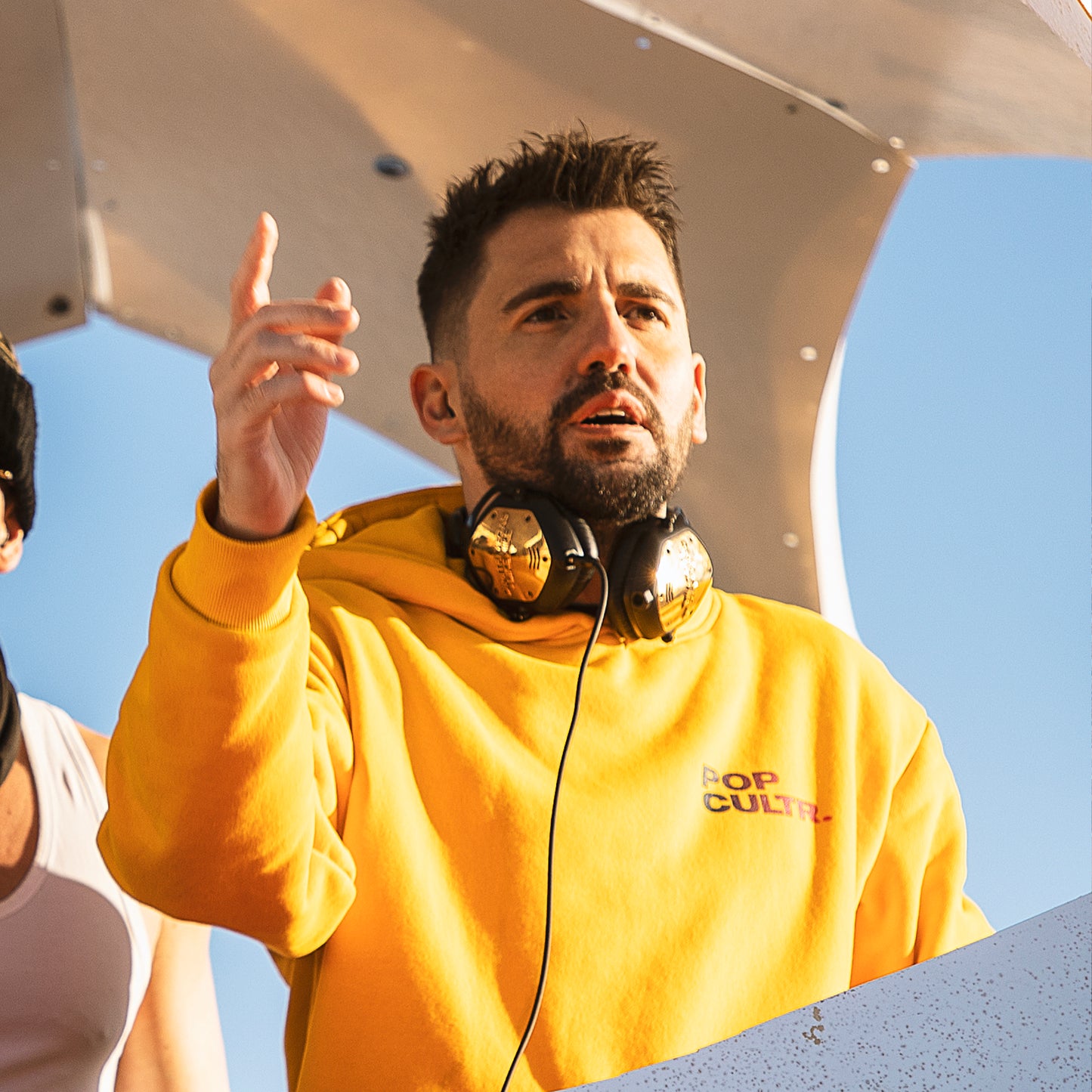 "Splatter" Yellow Hoodie