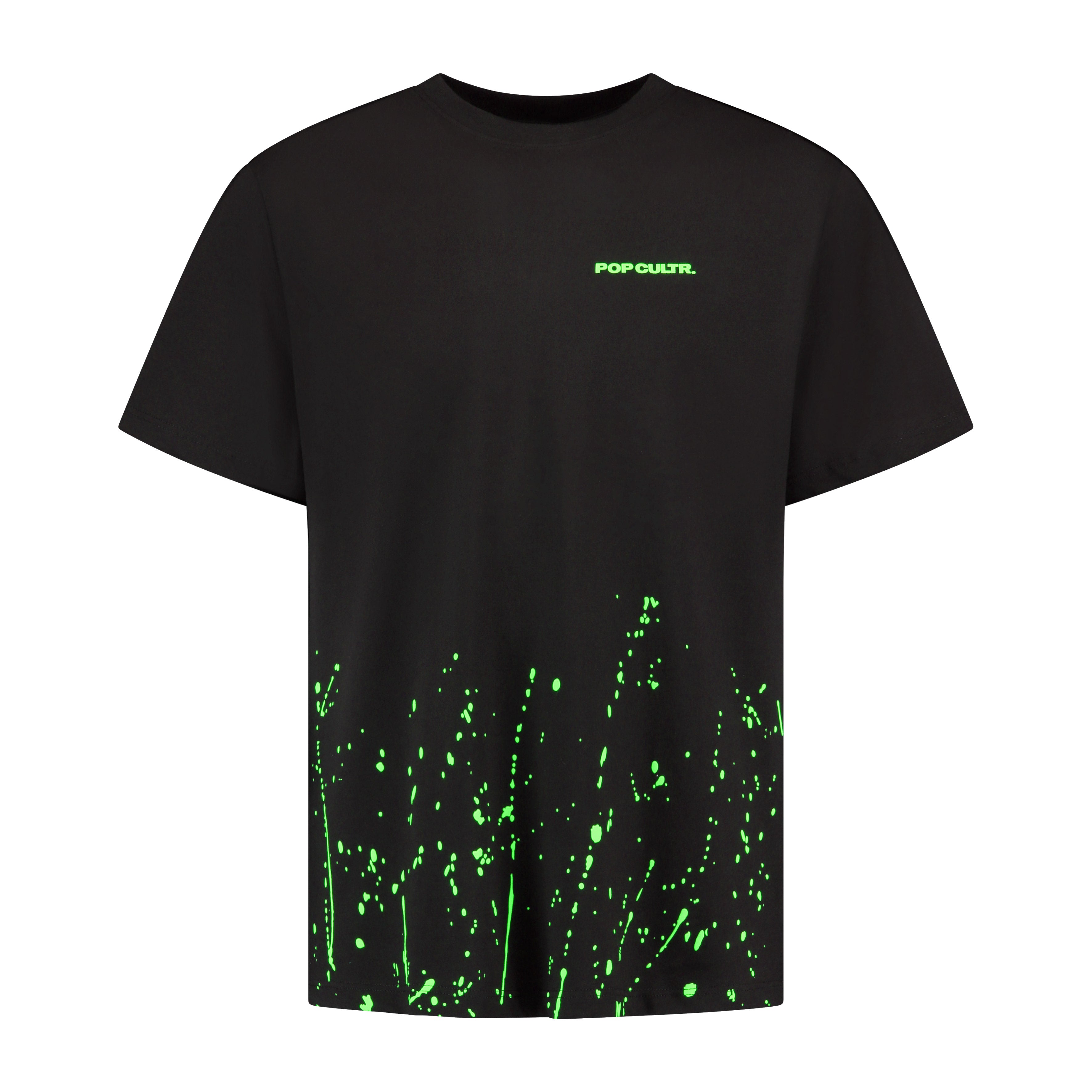 Black and 2024 neon green shirt