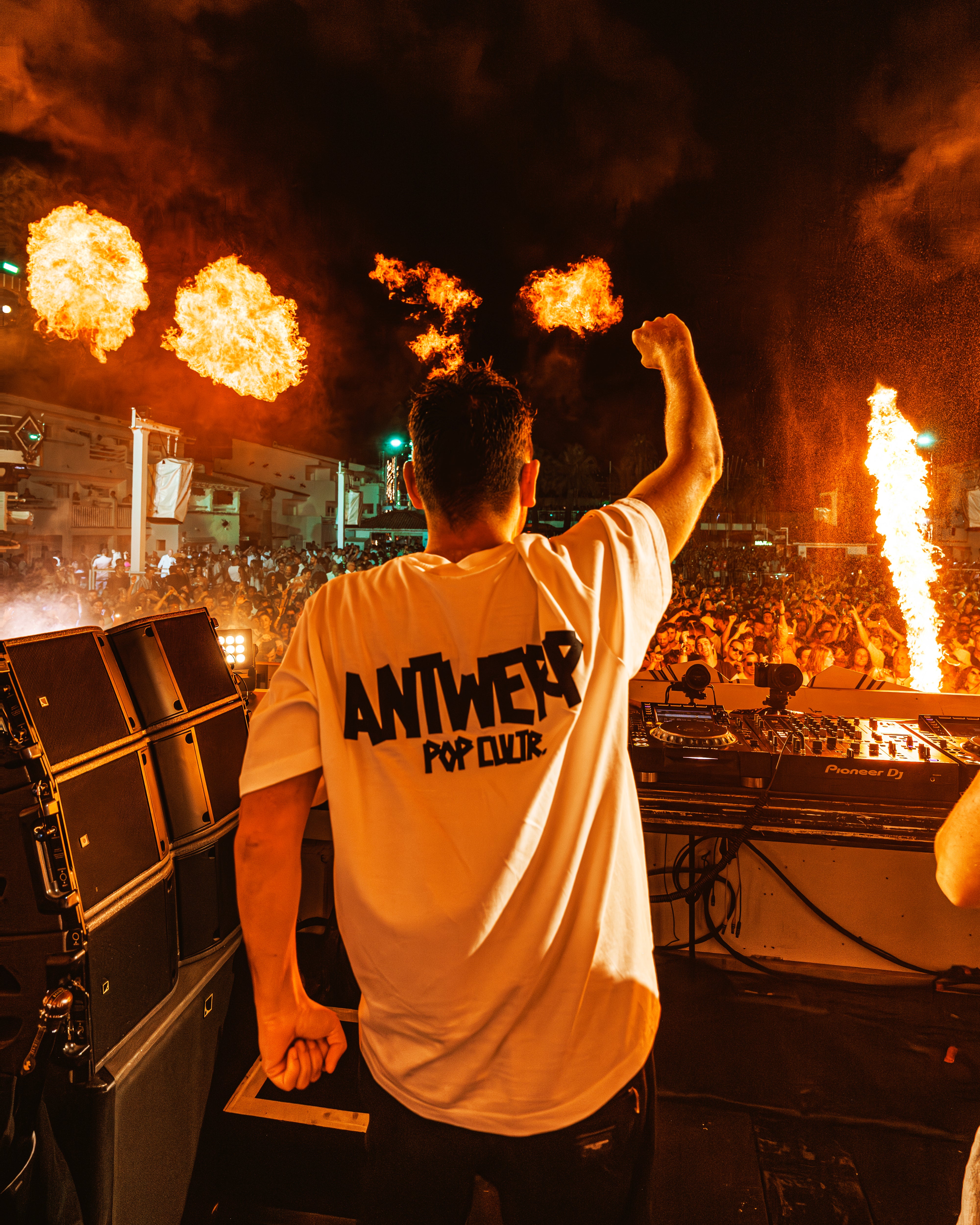 "Antwerp Tape" Tee - White