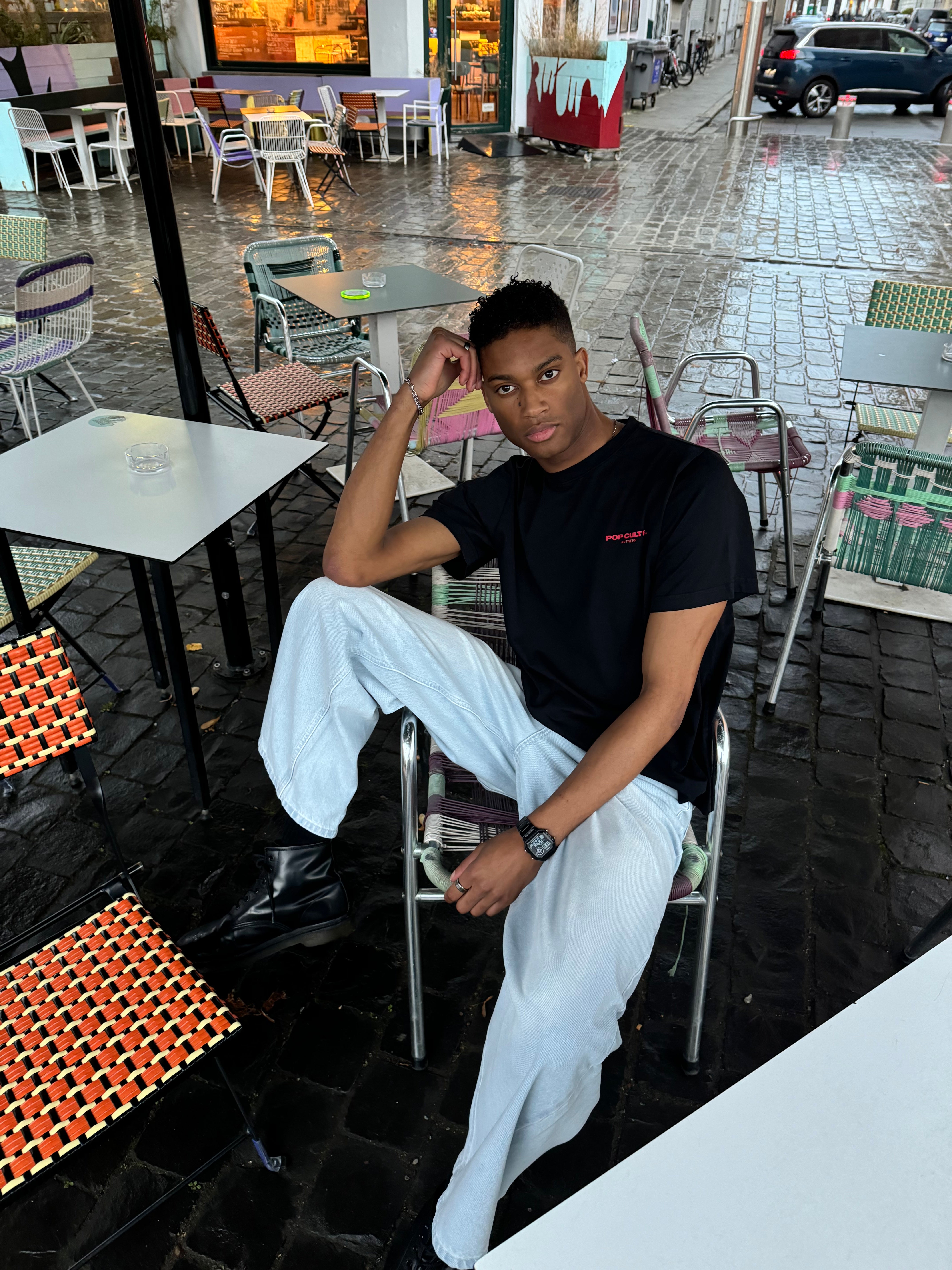 Baggy Fit Jeans - Bleached