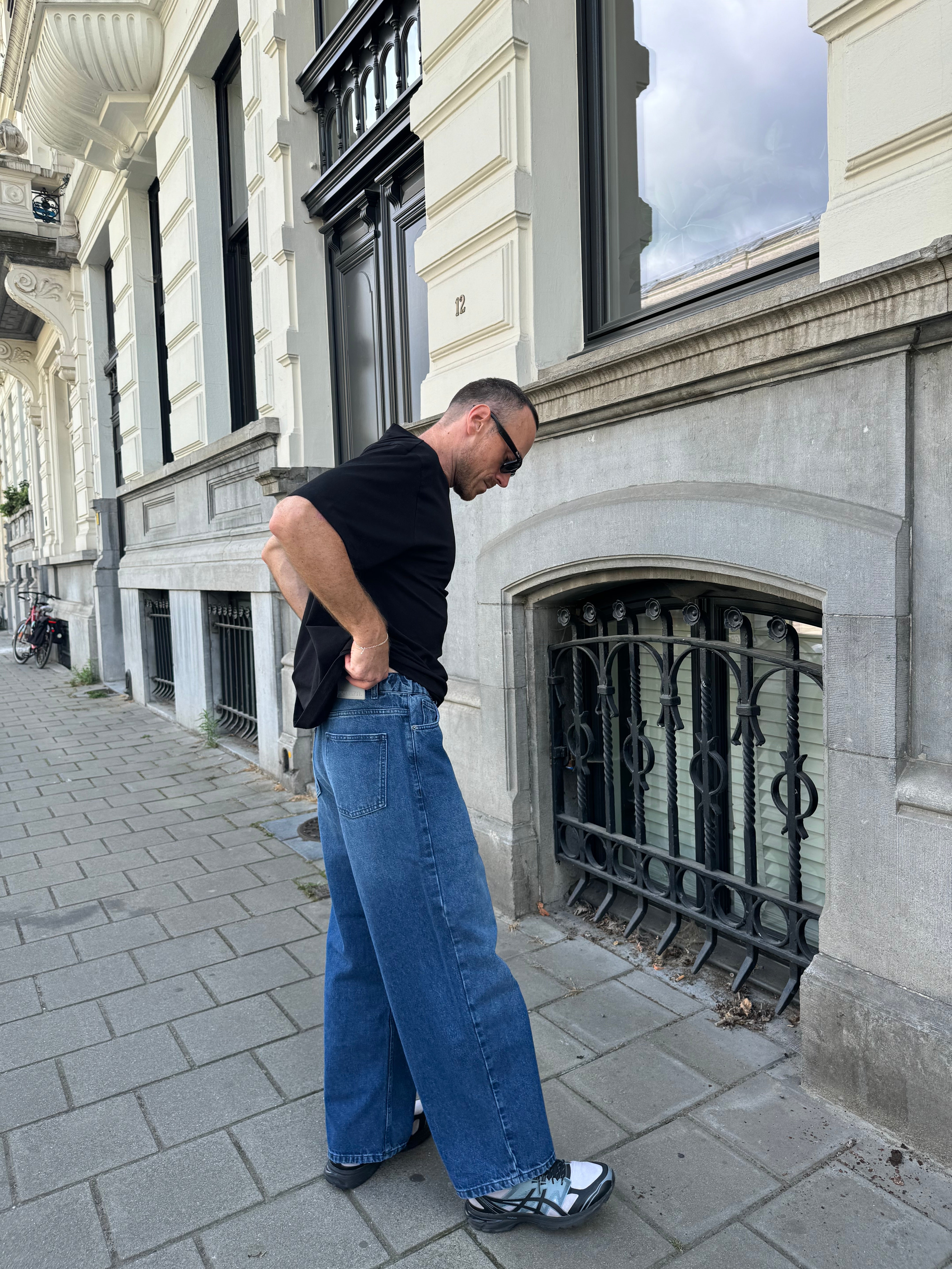 Baggy Fit Jeans - Dark Blue