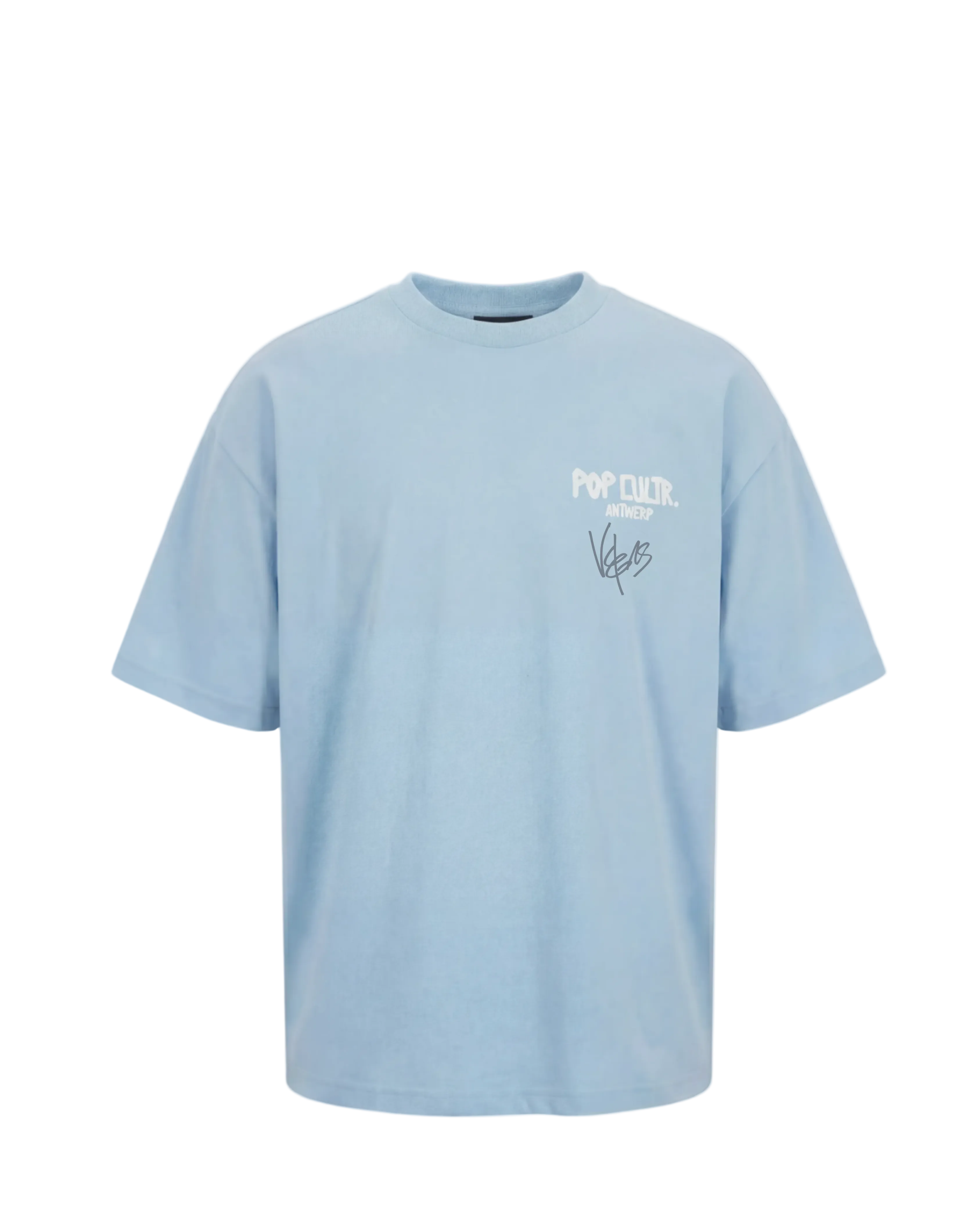Signed "Antwerp Tape" Tee - Blue