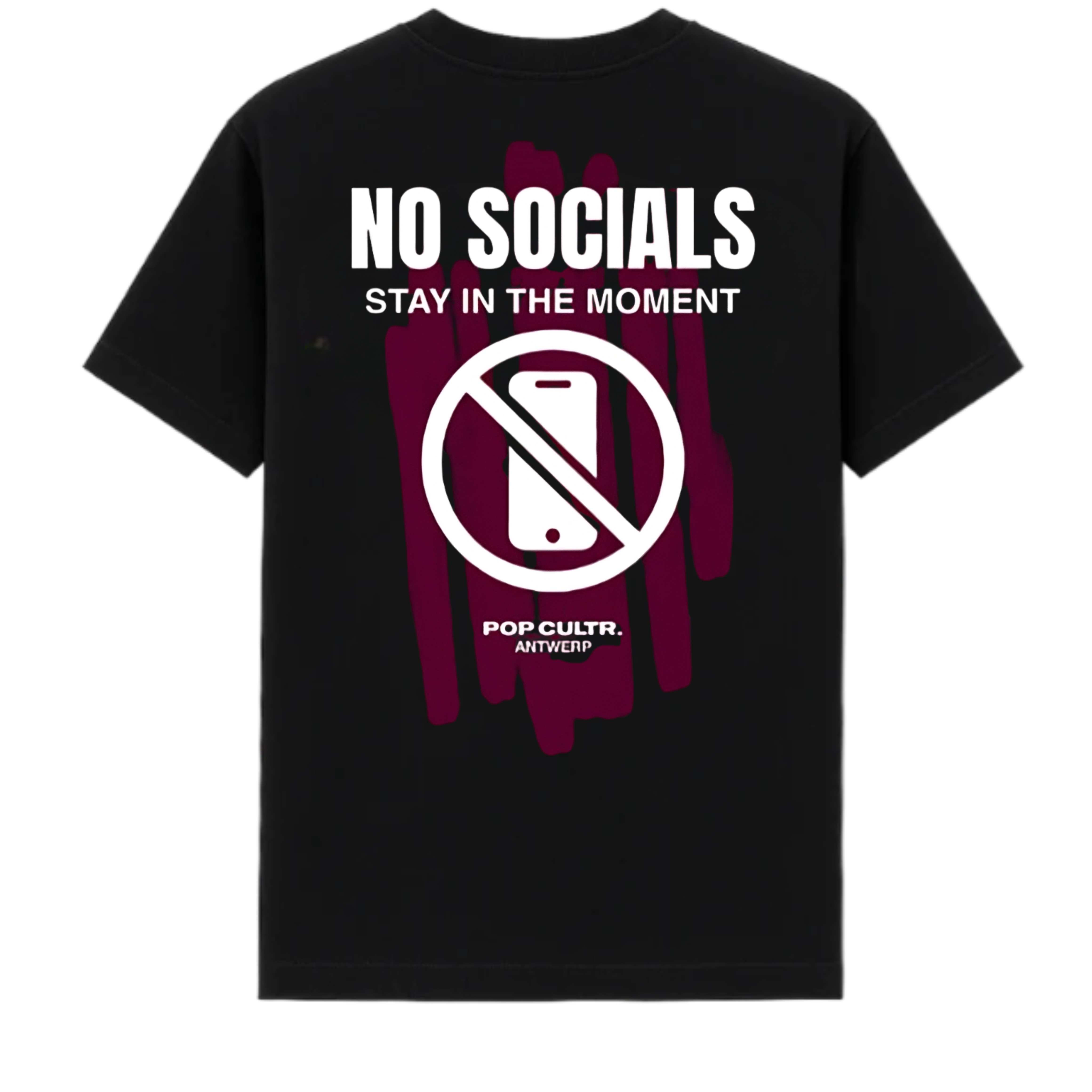 "No Socials" Tee