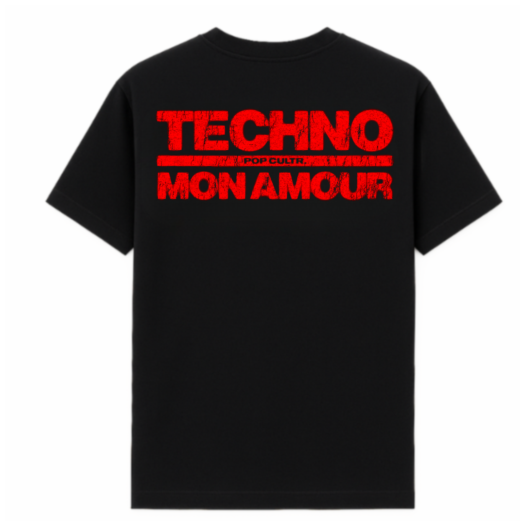 "TECHNO MON AMOUR" Tee