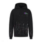 "Splatter" Retrowave III Black Hoodie