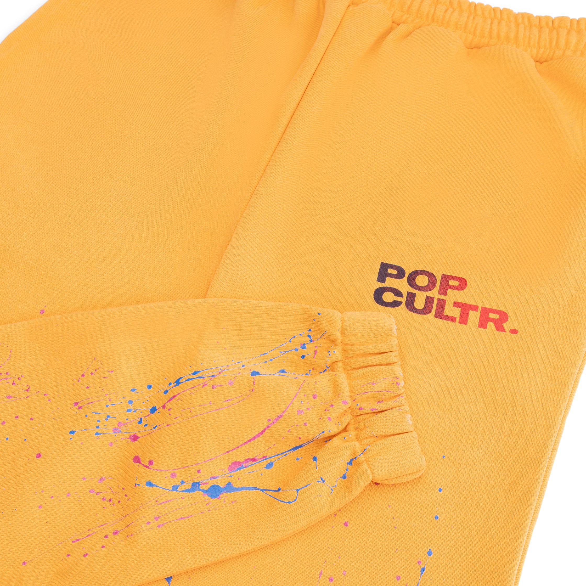 "Splatter" Yellow Trackpants