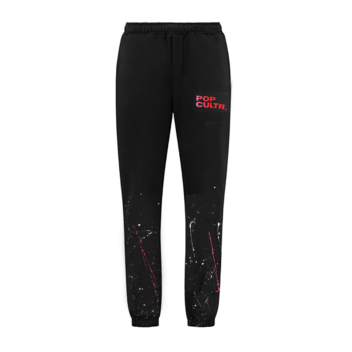 "Splatter" RetroWave II Black Pants
