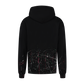 "Splatter" Retrowave III Black Hoodie