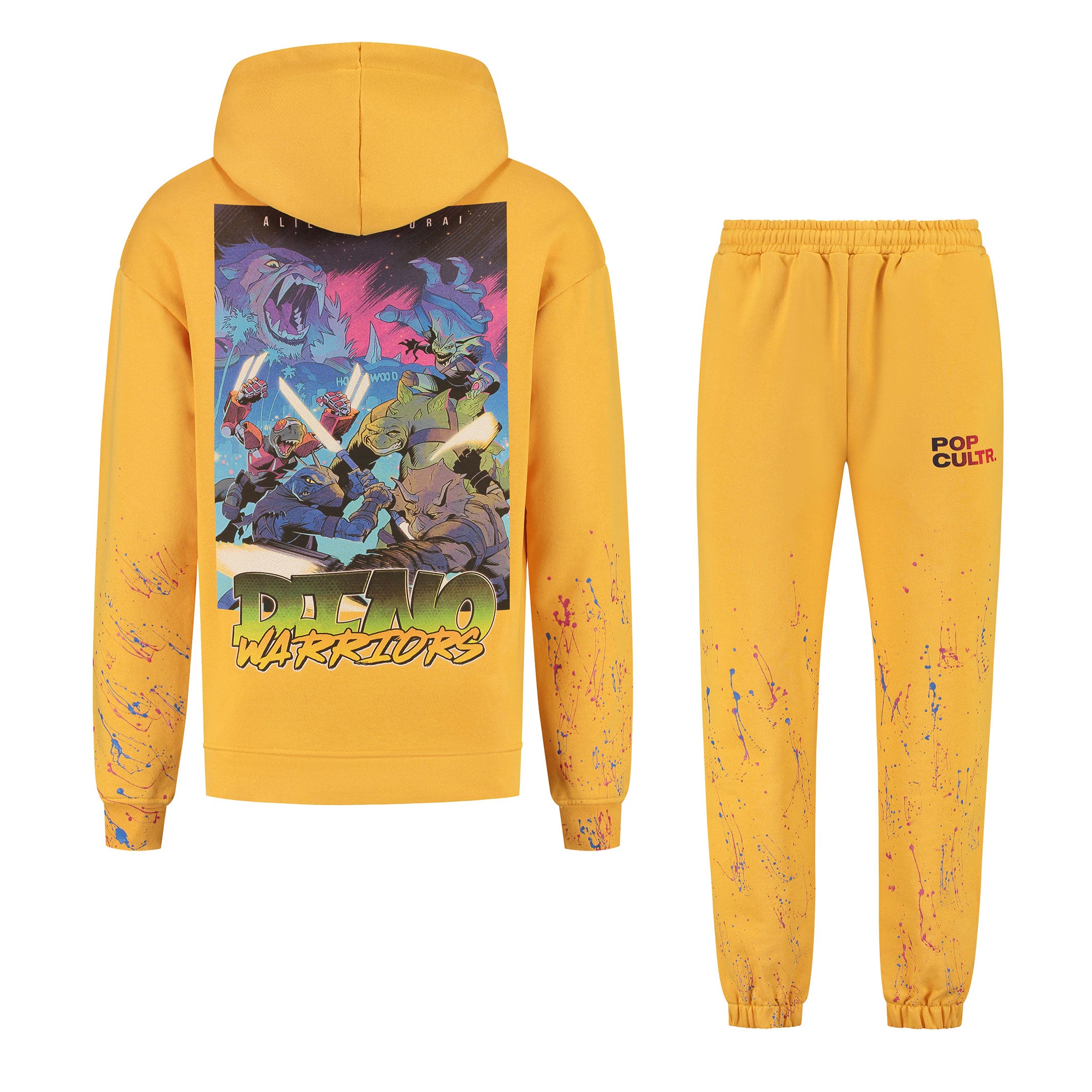 "Dino Warriors" Yellow Tracksuit