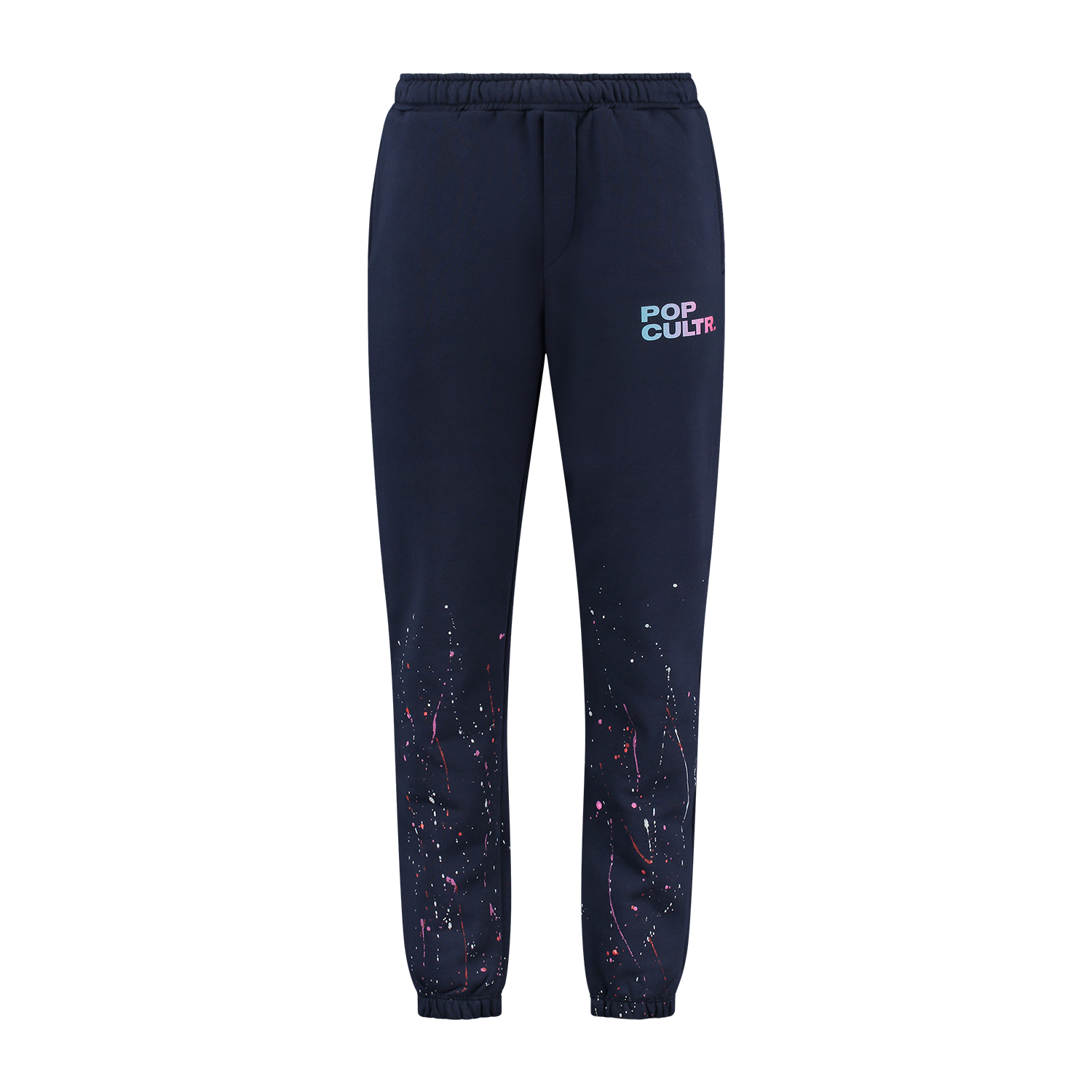 "Splatter" Retrowave I Navy Track pants